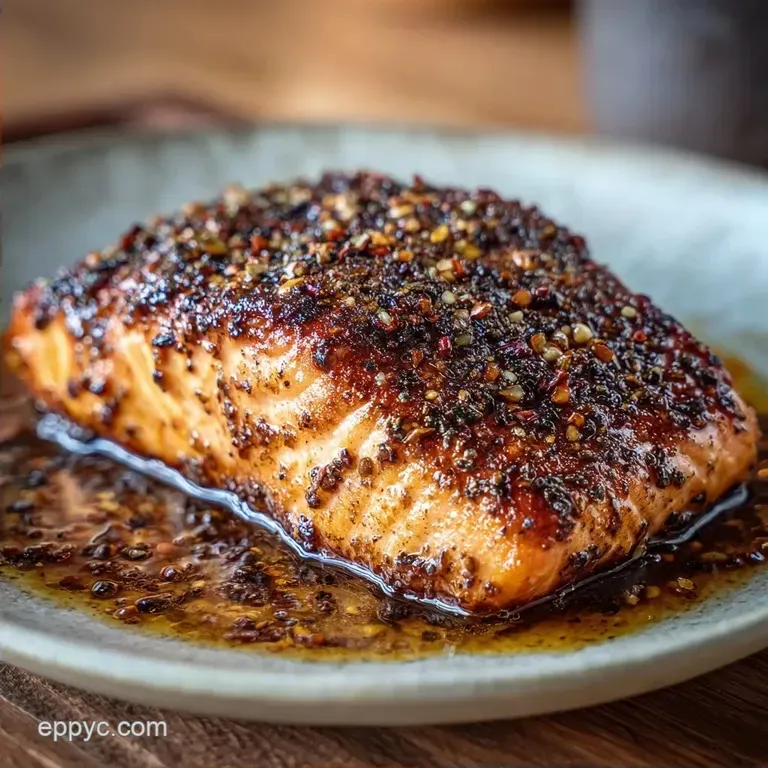 Black Pepper Salmon Glaze: Sticky and Spicy