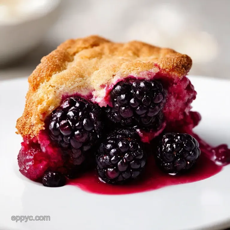 Blackberry Bliss Cobbler A Simple Summer Treat