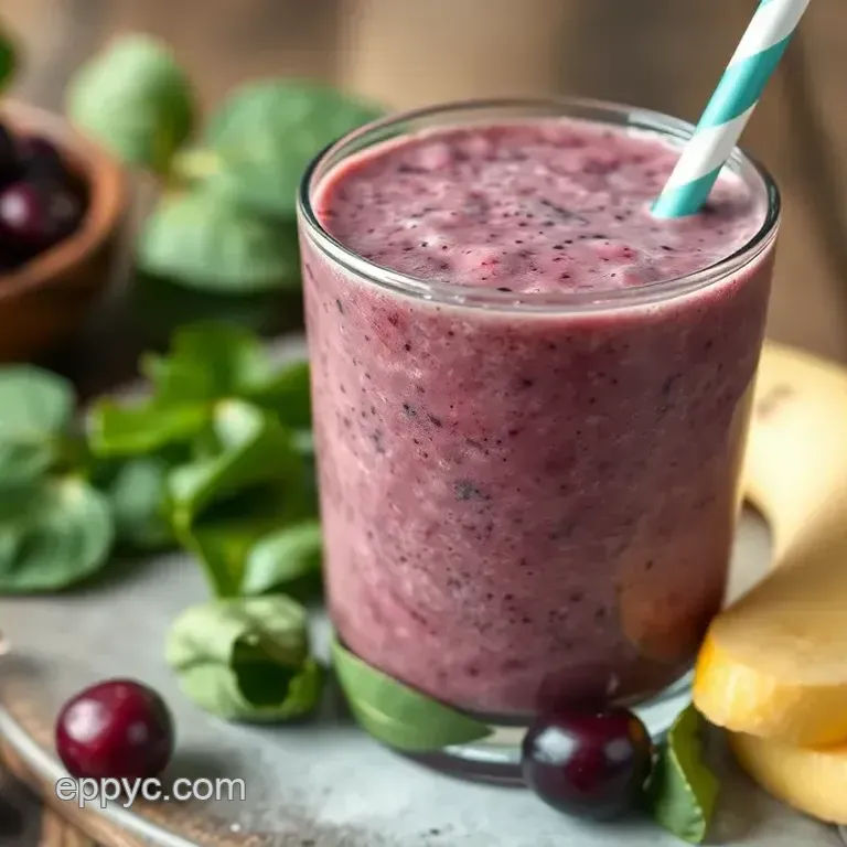 Blend Black Cherry Smoothie - Healthy & Creamy