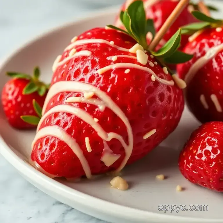 Luxurious Carab Covered Strawberries presentation