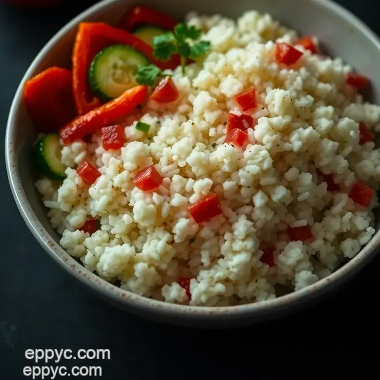 Cauliflower Rice Bowl: Your New Favorite Quinoa Substitute presentation