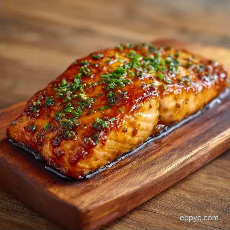 Cedar Plank Glazed Salmon: Smoky and Velvet