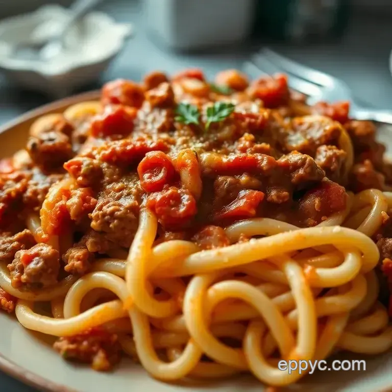 Cheesy Baked Ziti with Ricotta and Hearty Meat Sauce