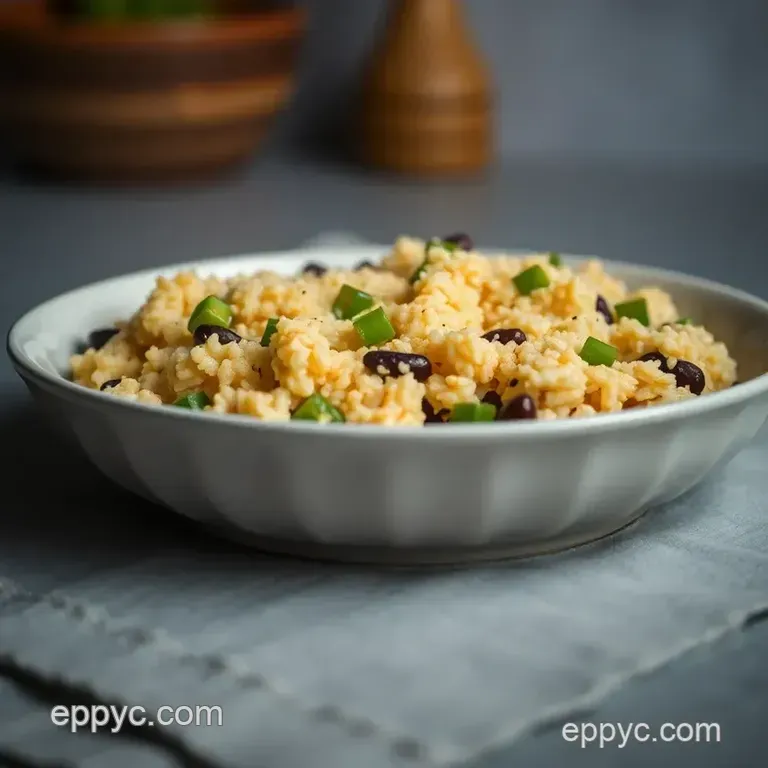 Cheesy Green Pepper Casserole: a Comforting Delight presentation