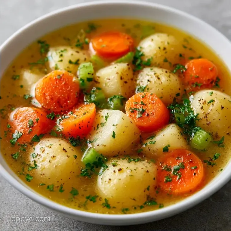 Healthy Chicken and Potato Soup: Thick and Hearty