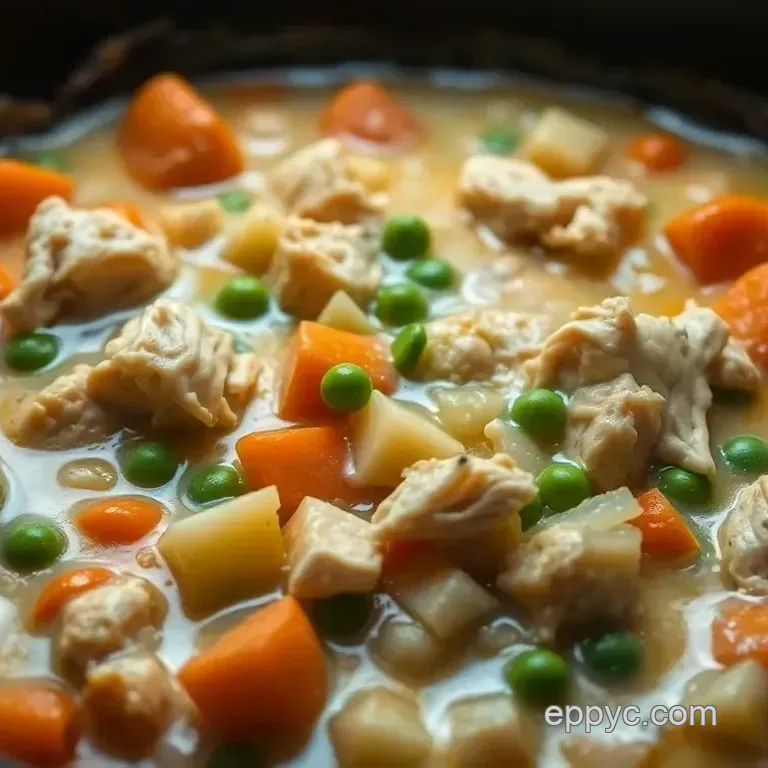 Classic Chicken Pot Pie Slow Cooker