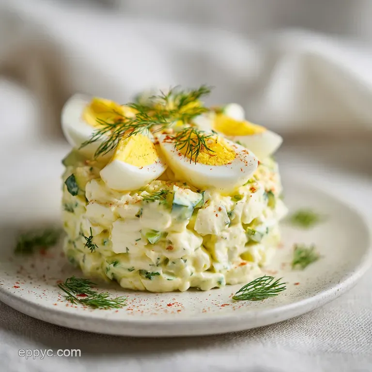 Classic Egg Salad with Hybrid Binder