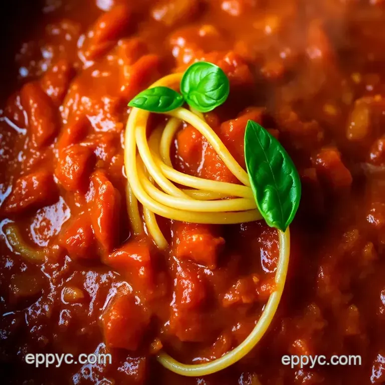 Classic Italian Spaghetti Sauce: A Timeless Delight presentation