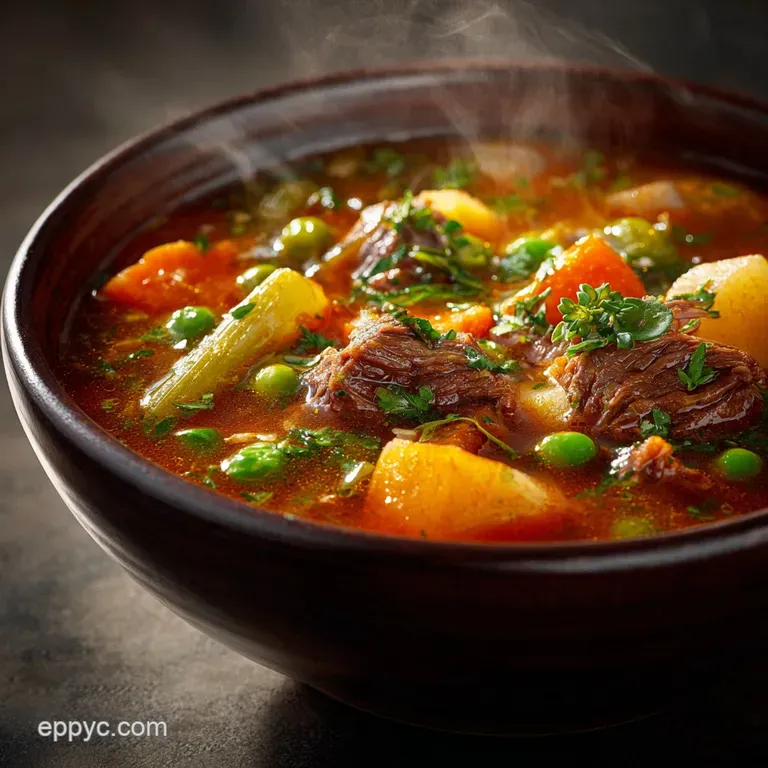 Vegetable Beef Soup: The Hearty Classic with Meltingly Tender Beef