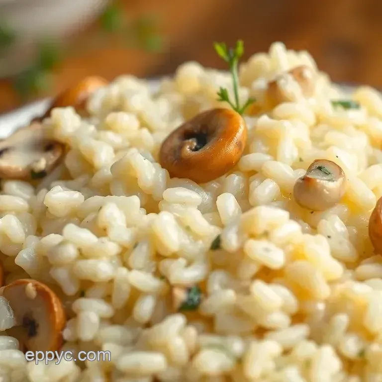 Quick & Creamy Mushroom Risotto: A Fast Comfort Classic