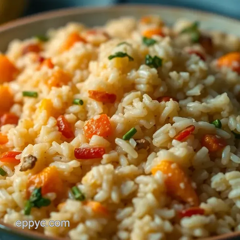 Creamy Arborio Rice Risotto with Seasonal Vegetables
