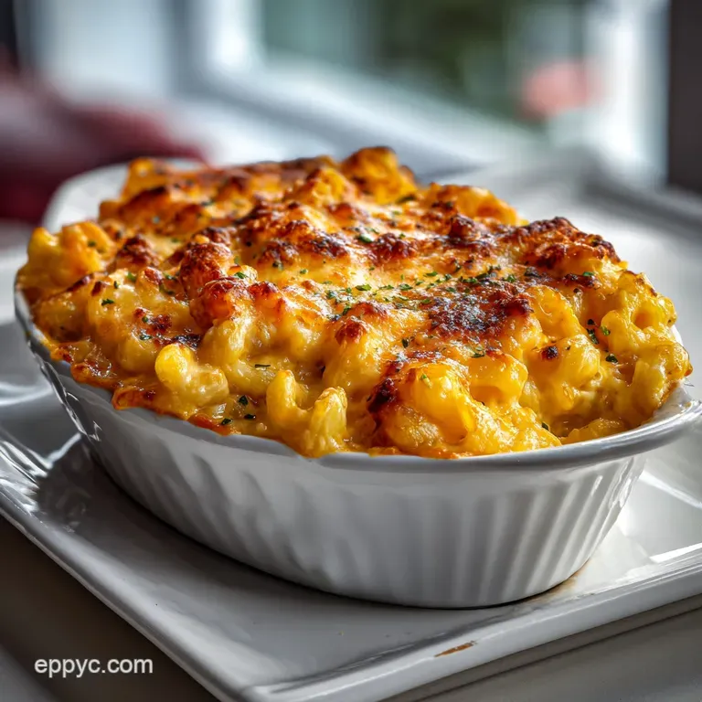 The Ultimate Creamy Baked Buffalo Mac and Cheese