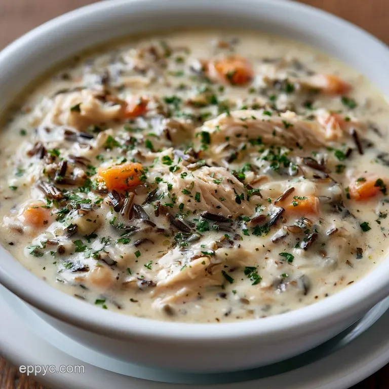 Rustic ceramic bowl of creamy soup with vibrant orange carrots and fresh parsley atop a linen tablecloth.