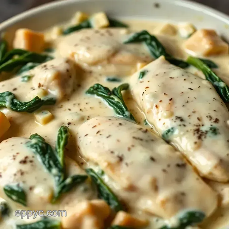 Creamy Chicken Florentine with Spinach and Parmesan