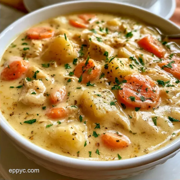 One-Pot Creamy Chicken Potato Soup