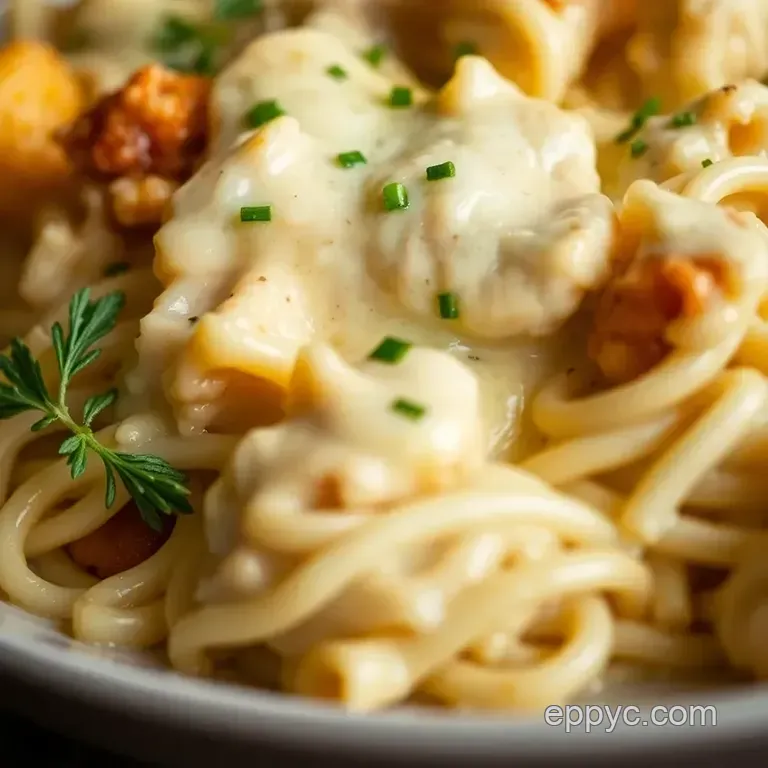 Creamy Chicken Tetrazzini: Comfort Food Classic presentation