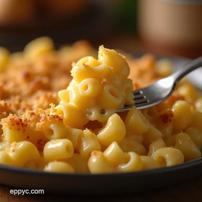 Proper Ploughmans Comfort The Ultimate Creamy CrumbTopped Macaroni and Cheese presentation