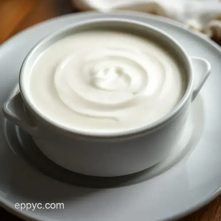 Creamy Dream: Homemade Crème Fraîche presentation