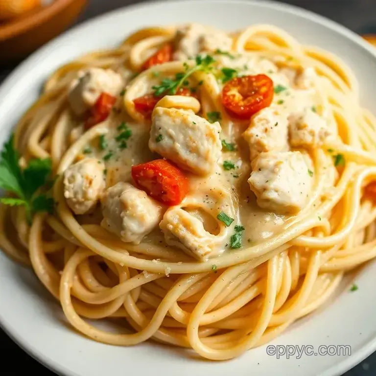 Creamy Dreamy Chicken Spaghetti