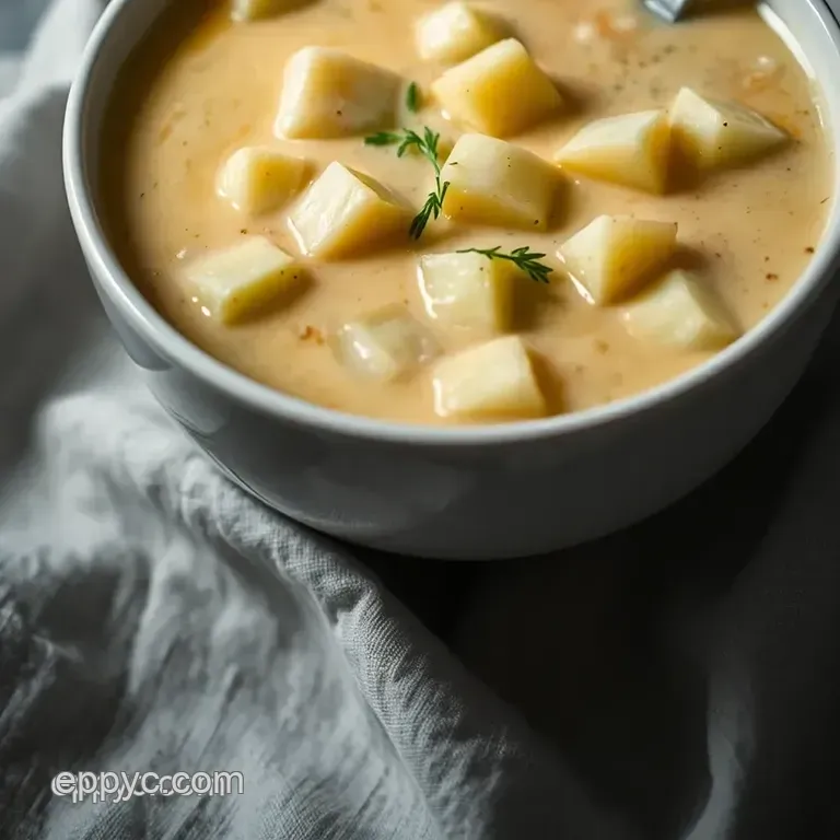 Creamy Dreamy Pioneer Woman Potato Soup presentation