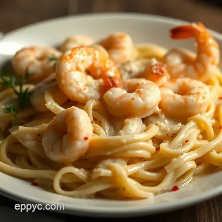Creamy Dreamy Shrimp Alfredo