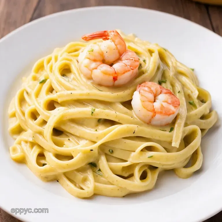 Creamy Dreamy Shrimp Fettuccine Alfredo