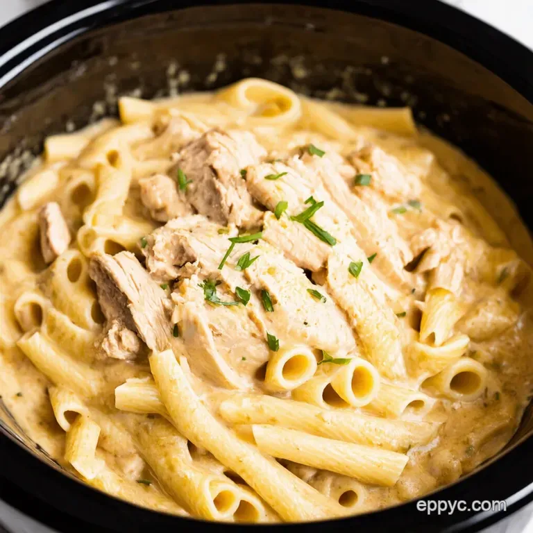 Creamy Dreamy Slow Cooker Chicken Alfredo