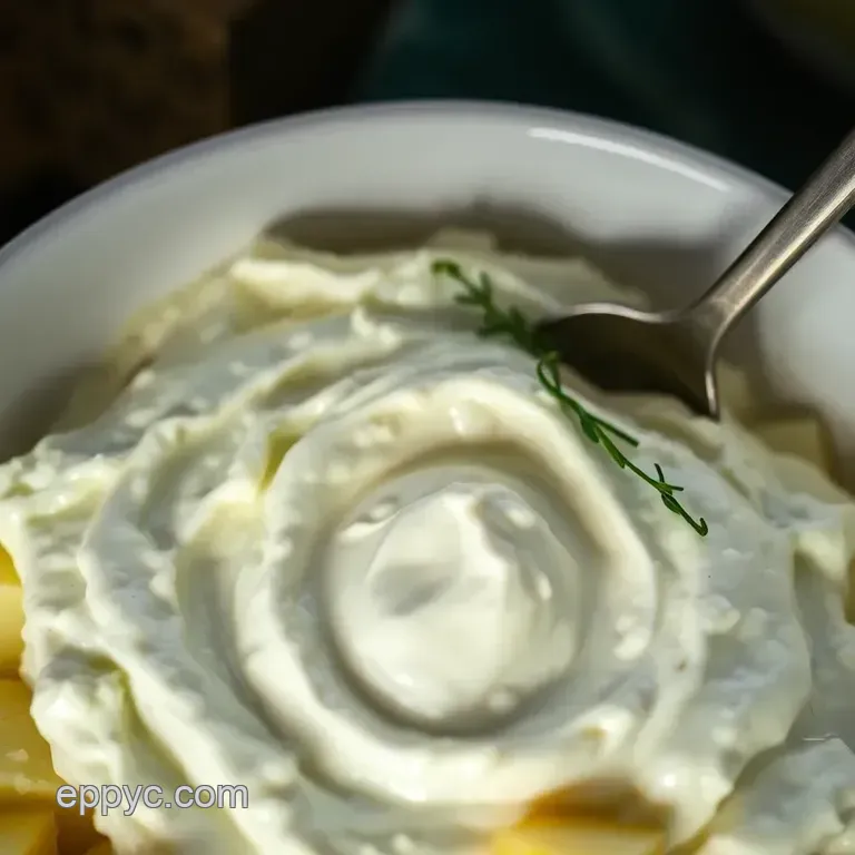 Creamy Whipped Potatoes with Cream Cheese Delight presentation
