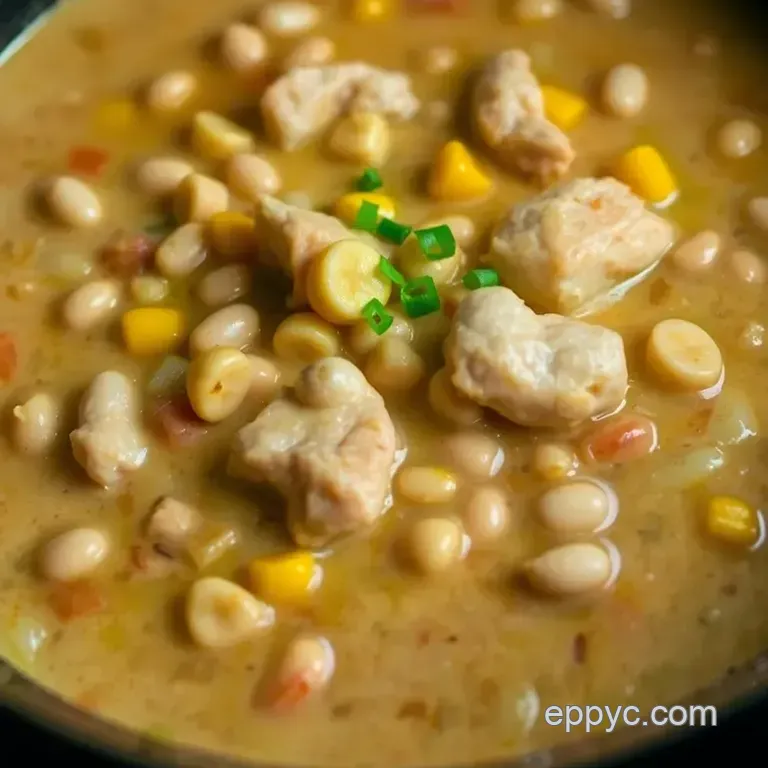 Creamy White Chicken Chili: A Pioneer Woman Inspired Delight presentation