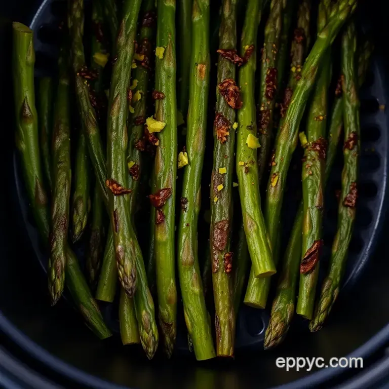 Crispy Air Fryer Asparagus: a Quick and Delicious Side Dish presentation