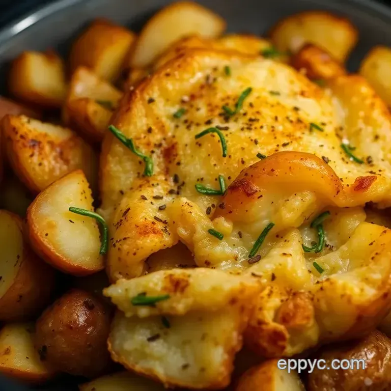 Crispy Air Fryer Smashed Potatoes