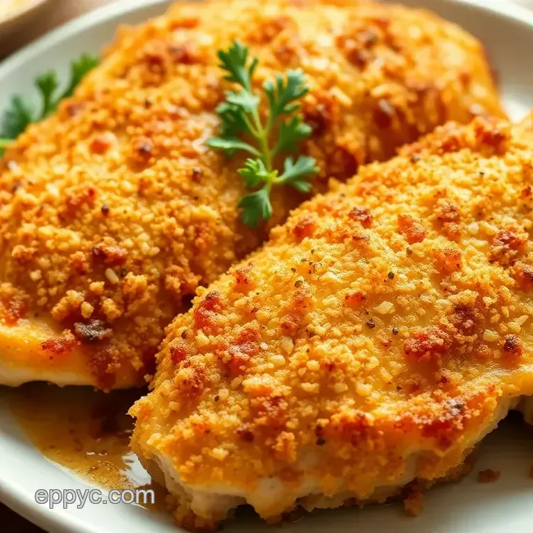 Crispy Baked Chicken with Parmesan Crust