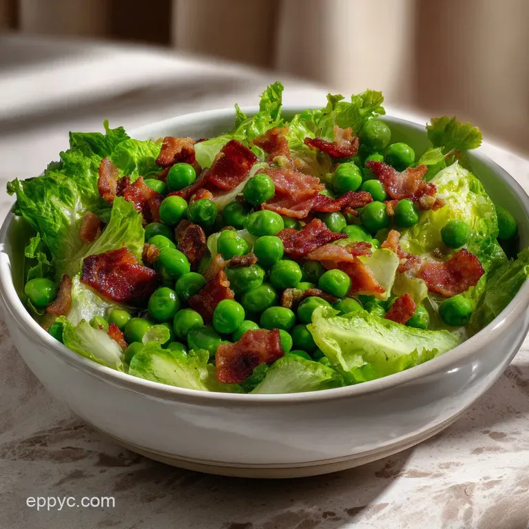 Crunch-Lock Green Pea Salad Recipe