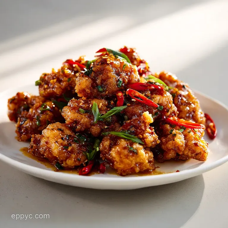 Hot Honey Chicken: the Crispy Glazed Sensation presentation
