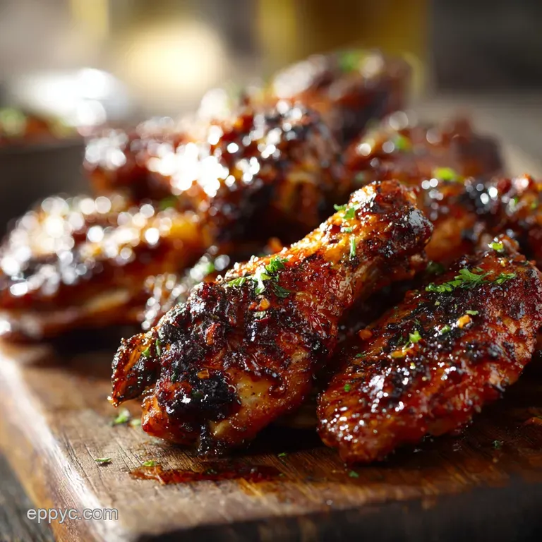 Barbecue Chicken Wings: the Ultimate Guide to Crispy Sticky Perfection presentation
