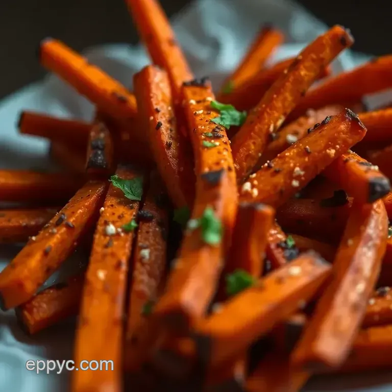 Crispy Sweet Potato Fries: A Delightful Twist on a Classic presentation