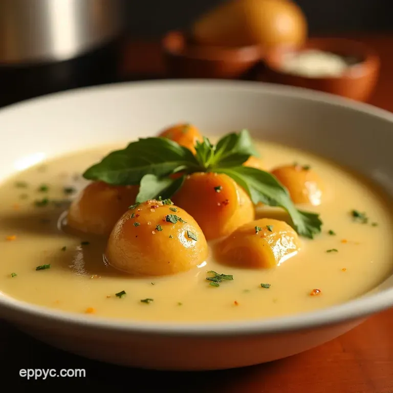 Crock Pot Dream Easy Peasy Potato Soup presentation