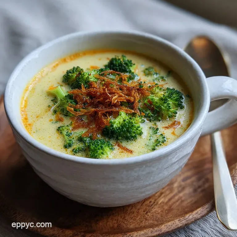 Crockpot Broccoli Cheese Soup: Velvety & Sharp