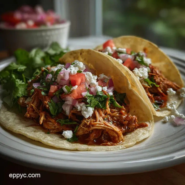 Crockpot Chicken Tacos: Smoky Shredded Filling
