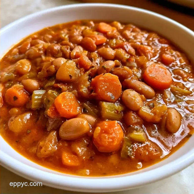 Hearty Crockpot Vegetable Bean Soup