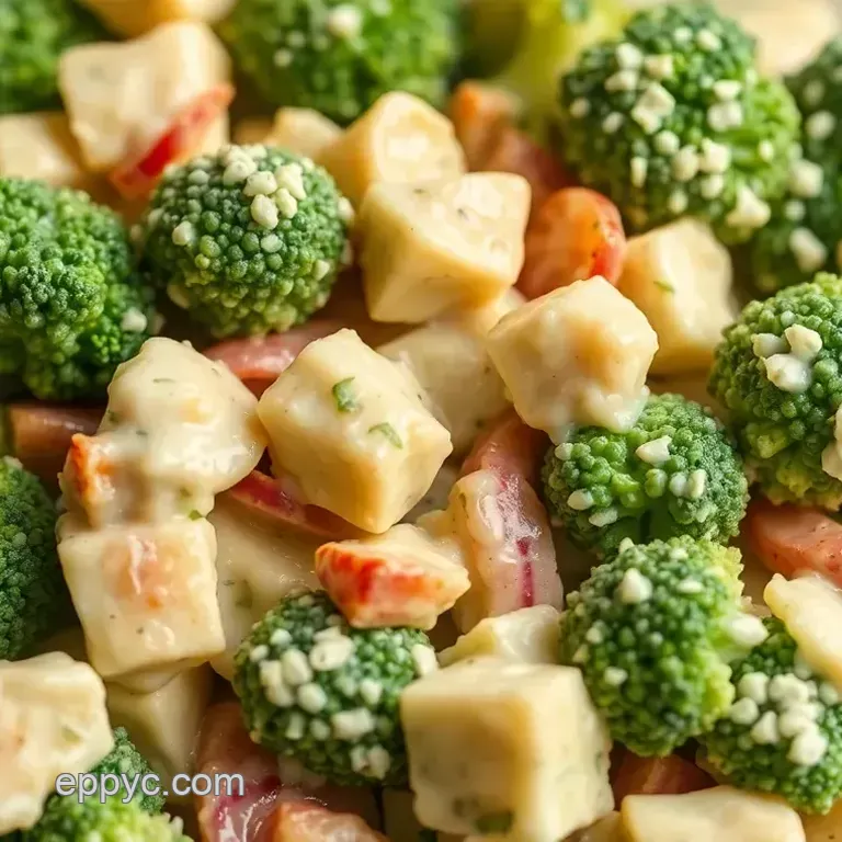 Crunchy Broccoli Salad with Tangy Dressing