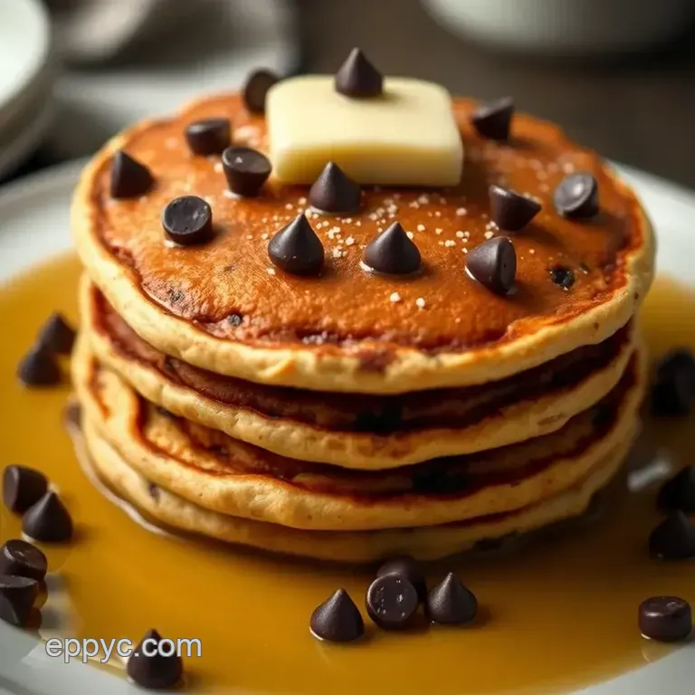 Decadent Chocolate Chip Pancakes: A Breakfast Dream Come True! presentation