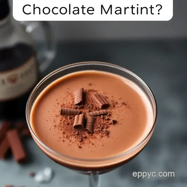 Decadent Chocolate Martini: Your New Favorite Indulgence presentation