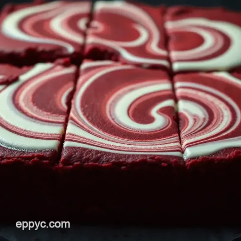 Decadent Red Velvet Brownies with Cream Cheese Swirl
