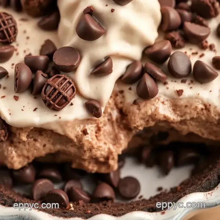 Decadent Chocolate Mud Pie: An Ice Cream Lover' s Dream presentation