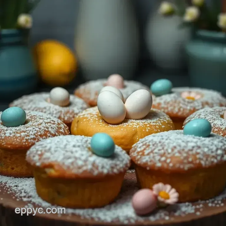 Easter Egg Poetry Cakes