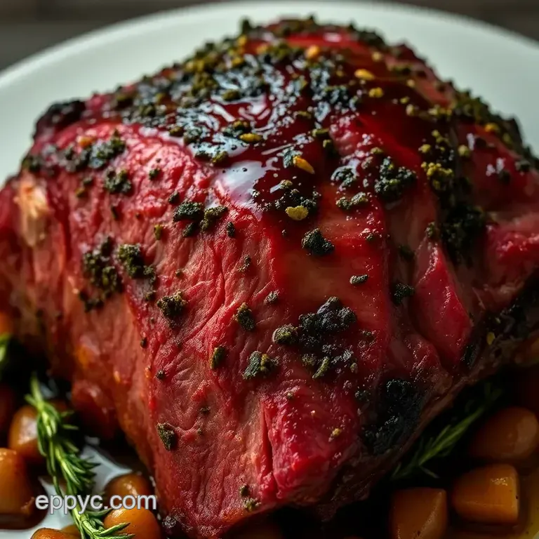 Easy and Succulent Prime Rib Roast for the Perfect Sunday Dinner presentation