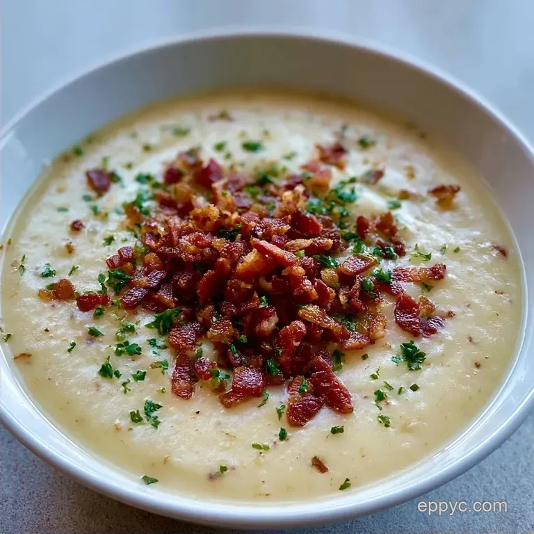 Easy Baked Potato Soup: Rich and Smoky