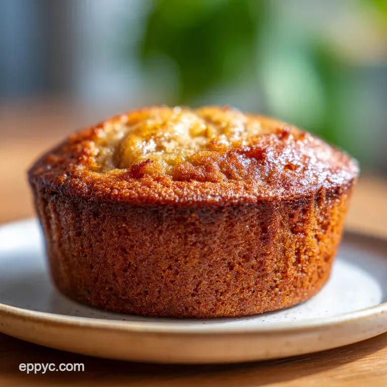Slices of moist banana bread on a white plate. Dusting of powdered sugar, paired with fresh ripe banana slices.