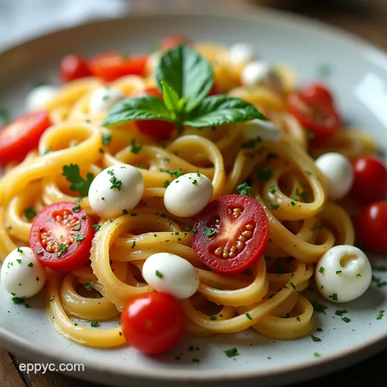 The Great British Al Fresco Effortless SunKissed Caprese Pasta Salad
